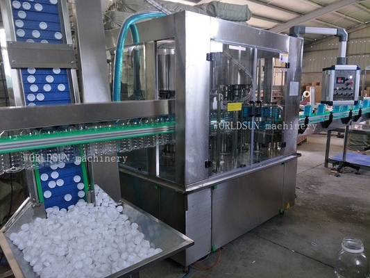 Petite échelle 2000 - machine de capsulage de machine de remplissage de boisson de 4000BPH SUS304